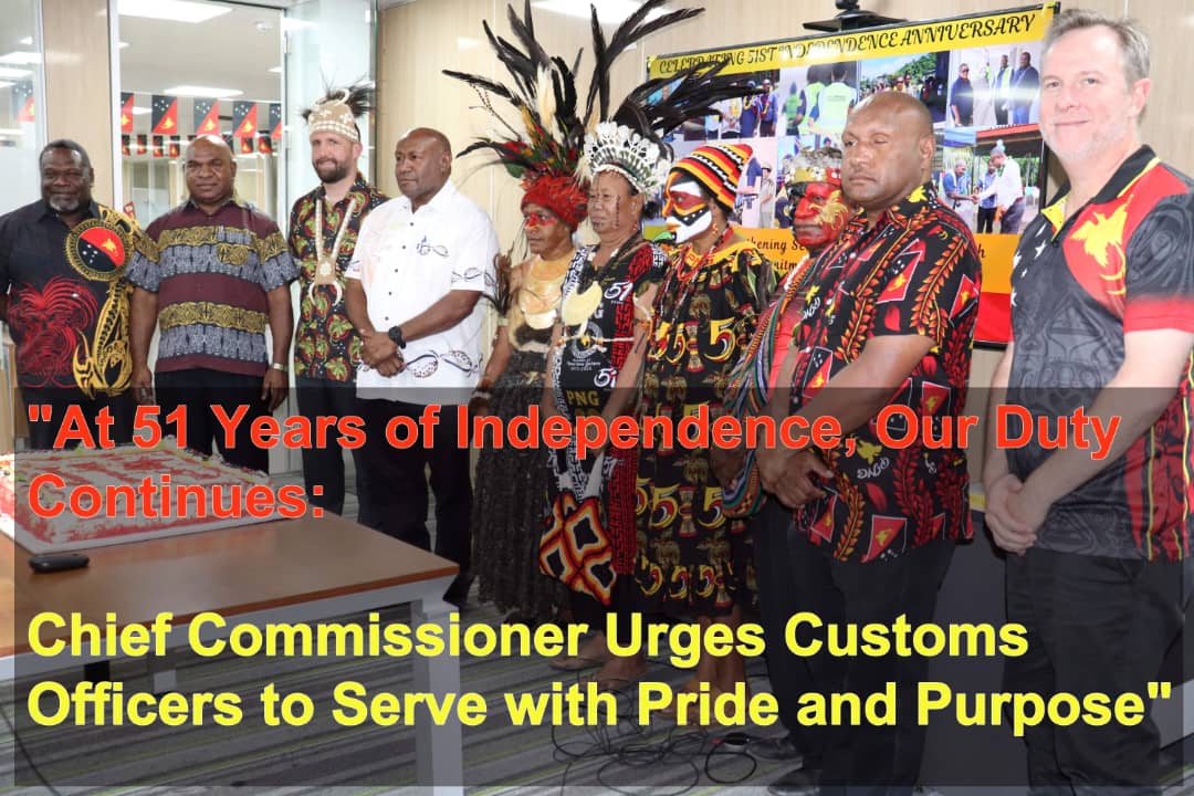 Message from the Chief Commissioner of Customs