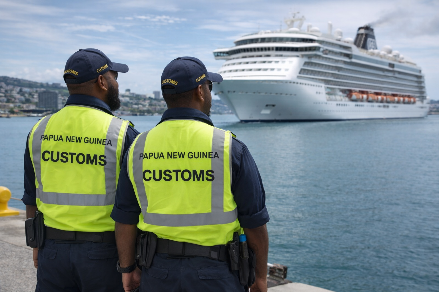 PNG Customs cruise vessel berthing point